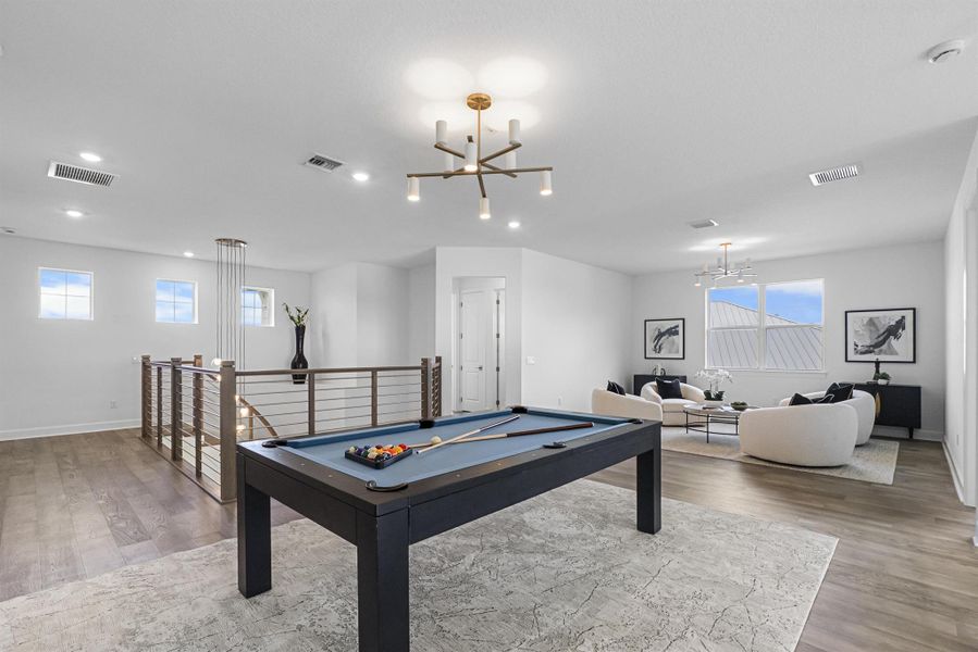 Furnished interior view inside a new home in , Jupiter (Image 39).