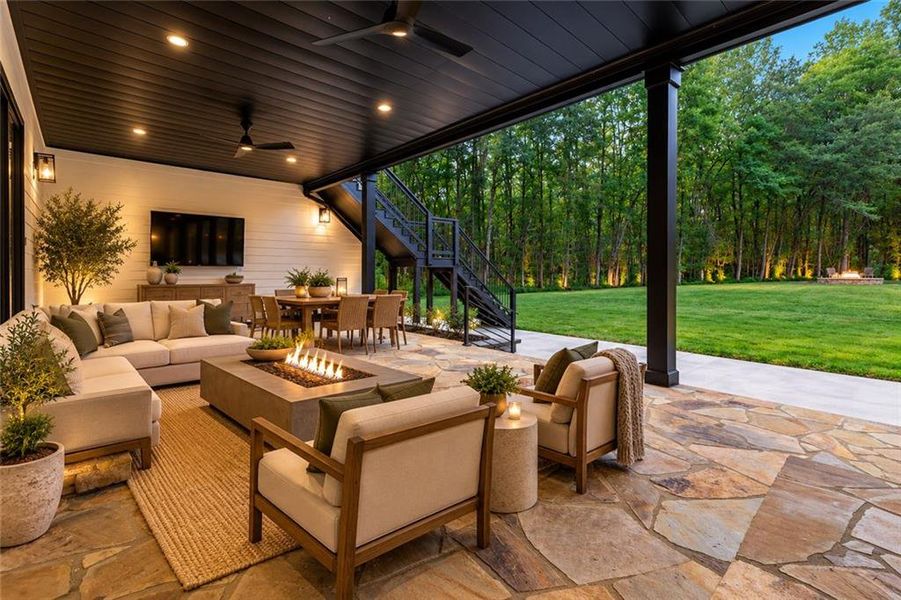 Exterior details and patio area of a home in , Covington (Image 3).