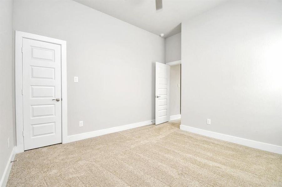 Generously sized secondary bedrooms, complete with spacious closets and soft, inviting carpeting. Enjoy abundant natural light streaming in through the large windows, complemented by privacy blinds for your personal sanctuary.