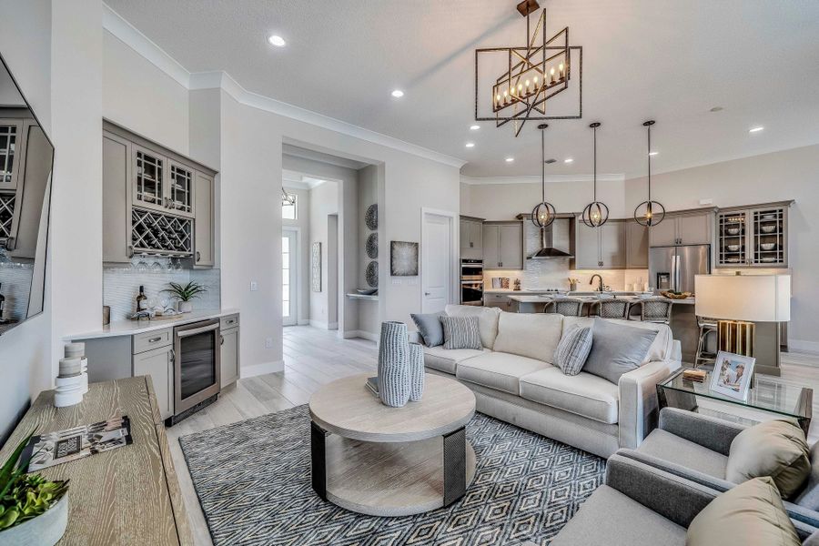 Representative furnished interior of a home built from the Redmond by GHO Homes in Bent Pine Preserve, Vero Beach (Image 13).
