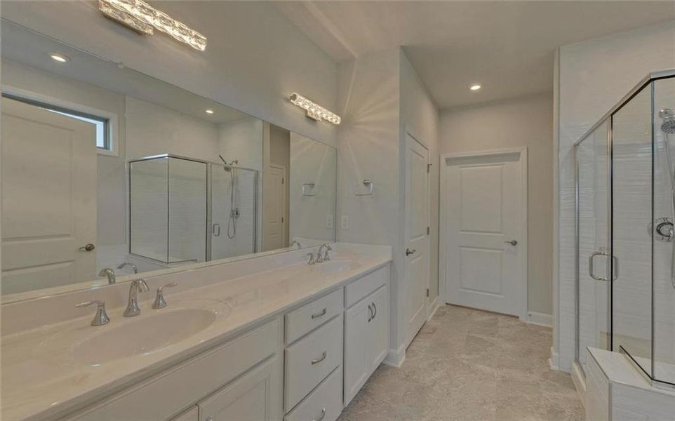 Furnished interior view inside a new home in , Hoschton (Image 8).