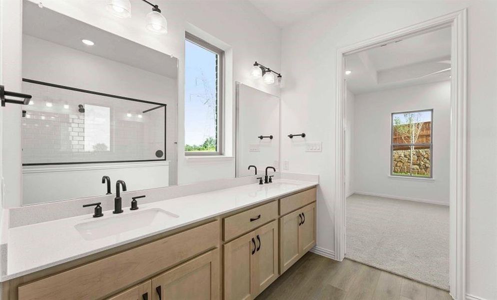 Furnished interior view inside a new home in Inspiration, Wylie (Image 8).