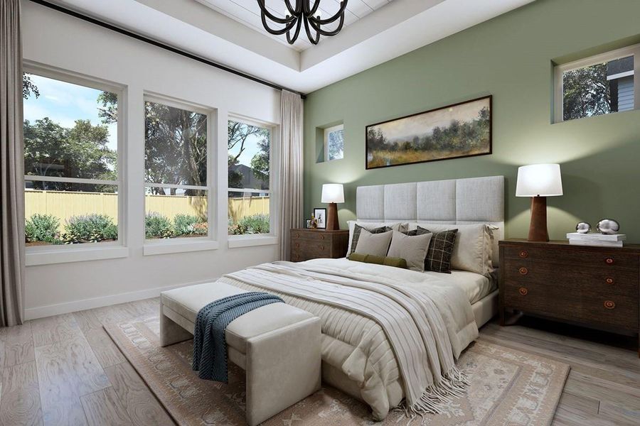 Furnished interior view inside a new home in , Porter (Image 8). Furnished interior view inside a new home in , Porter (Image 8).