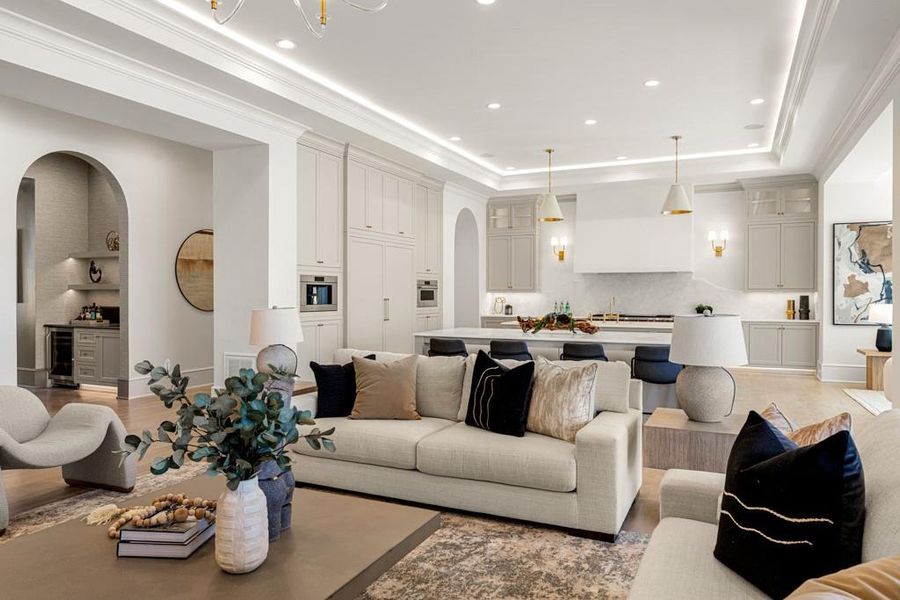 Furnished interior view inside a new home in , Milton (Image 11).