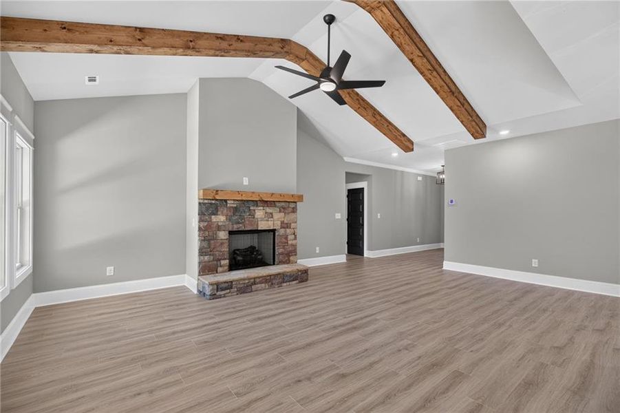 Spacious, unfurnished interior of a new home in , Waco (Image 32).