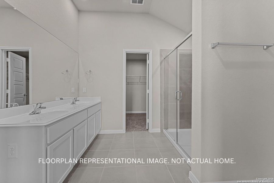 Furnished interior view inside a new home in Agave, San Antonio (Image 9).