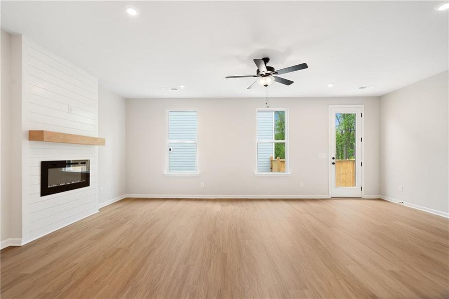 Spacious, unfurnished interior of a new home in The Village at Shallowford, Kennesaw (Image 14). Spacious, unfurnished interior of a new home in The Village at Shallowford, Kennesaw (Image 14).