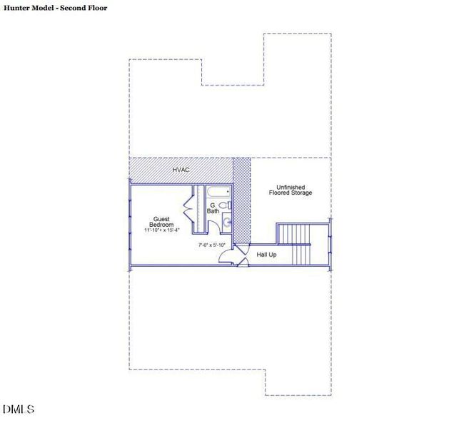 OVS 359 Hunter B - Floor Plan 2nd Floor