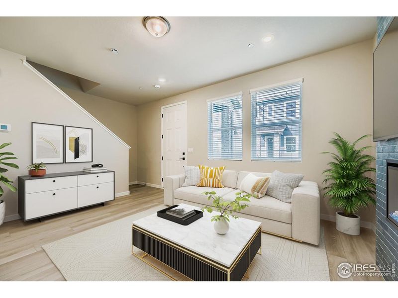 Furnished interior view inside a new home in Mountain Brook, Longmont (Image 8).
