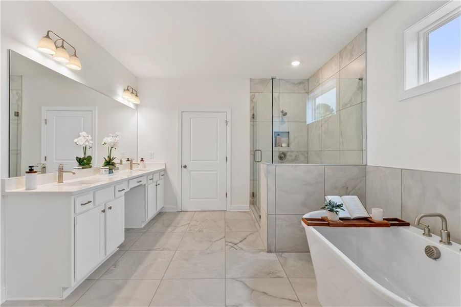 Furnished interior view inside a new home in , Canton (Image 12).