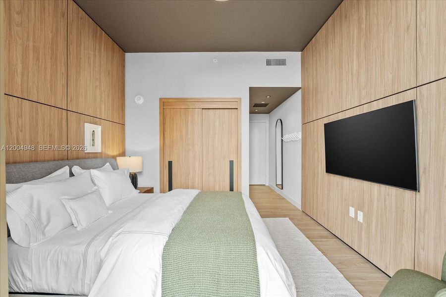 Furnished interior view inside a new home in , Miami (Image 13).