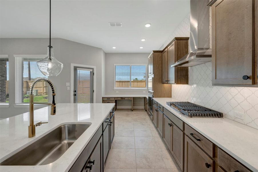 Furnished interior view inside a new home in Meridiana 55' Homesites, Manvel (Image 12).