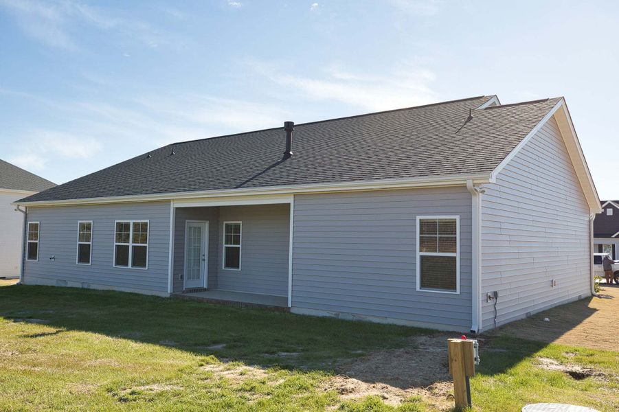 Representative exterior photo of a completed home built from the Carver by Caviness & Cates Communities in Maggie Way, Wendell, NC (Image 148).