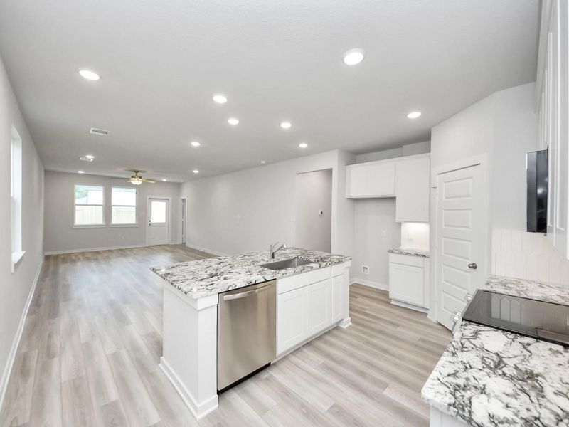 Furnished interior view inside a new home in Liberty Estates, Cleveland (Image 5).