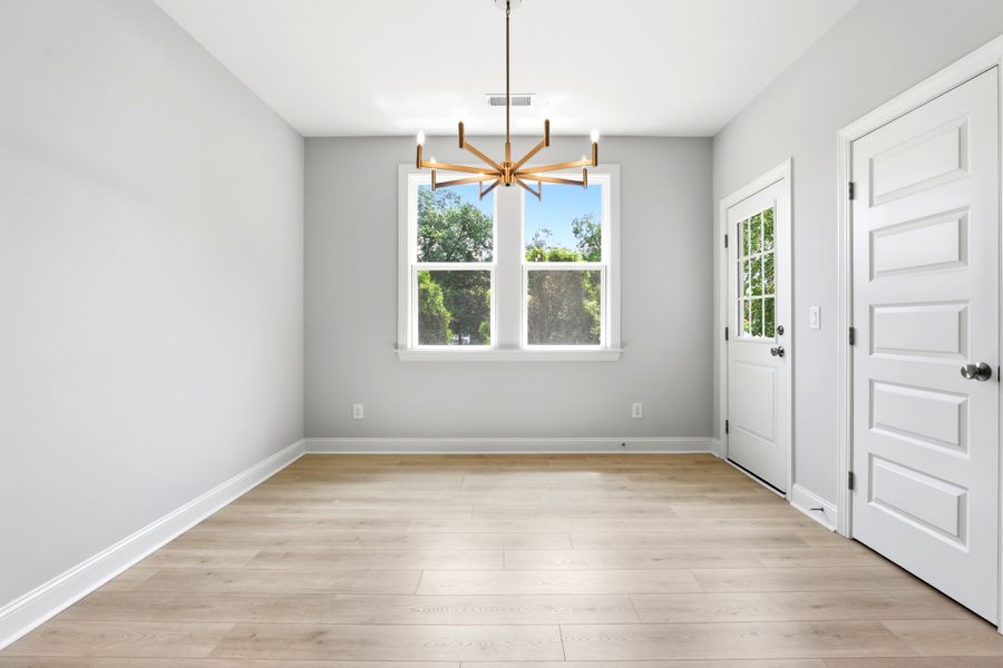 Representative unfurnished interior of a home built from the The Lofton by RobuckHomes in Downtown Wilmington Collective, Wilmington (Image 110).