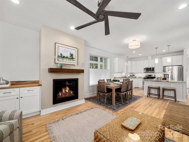 Furnished interior view inside a new home in , Saluda (Image 8).
