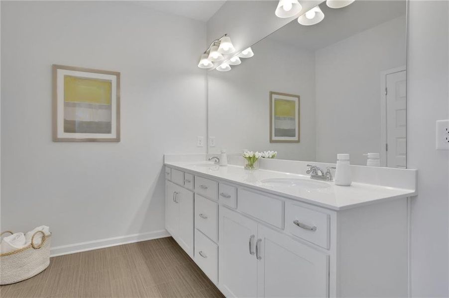 Furnished interior view inside a new home in , Cartersville (Image 29).