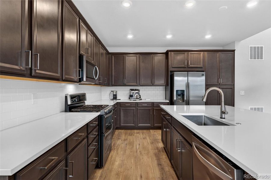 Furnished interior view inside a new home in Prelude at The Aurora Highlands, Aurora (Image 14).