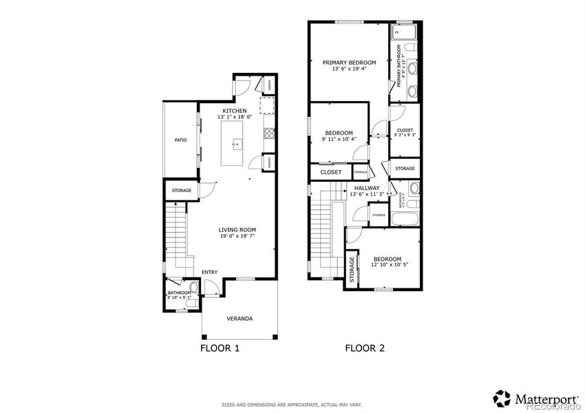 2D floor plan layout of this home in , Aurora, CO (Image 3).