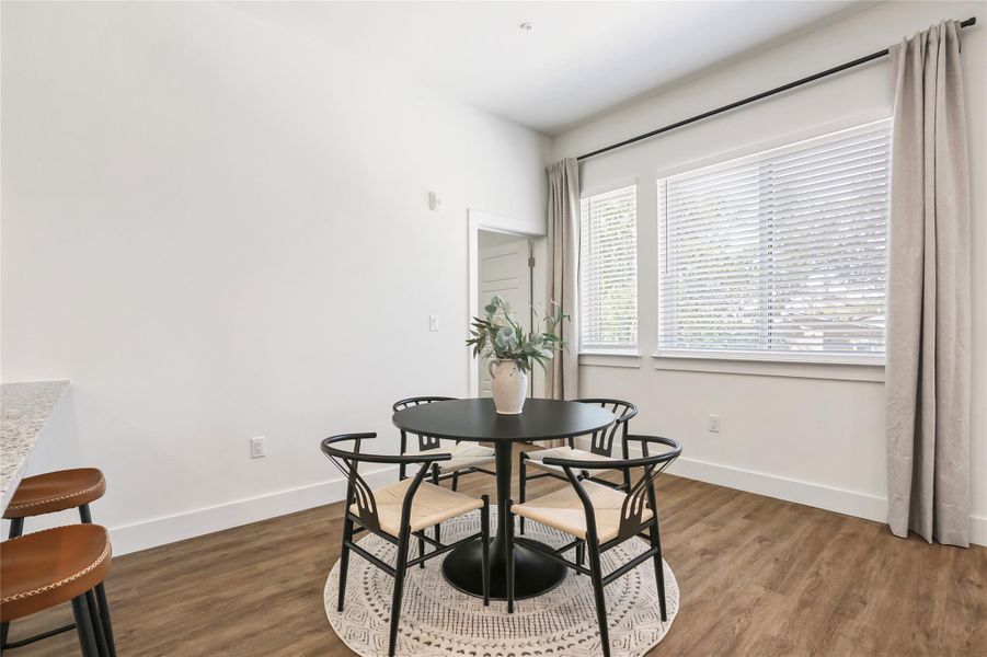 Furnished interior view inside a new home in East Grove Condominiums, Austin (Image 11).