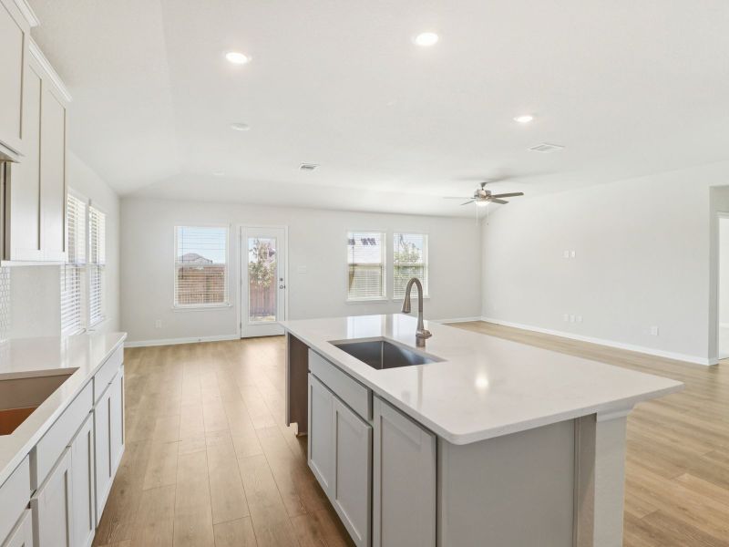 Furnished interior view inside a new home in Fox Falls, Boerne (Image 6).