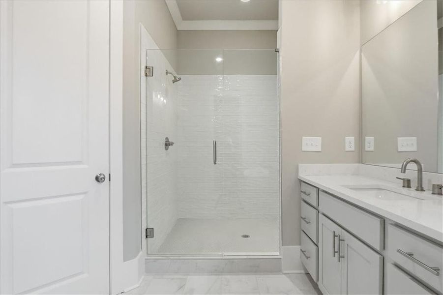 Furnished interior view inside a new home in Old Town Estates, Dacula (Image 16).