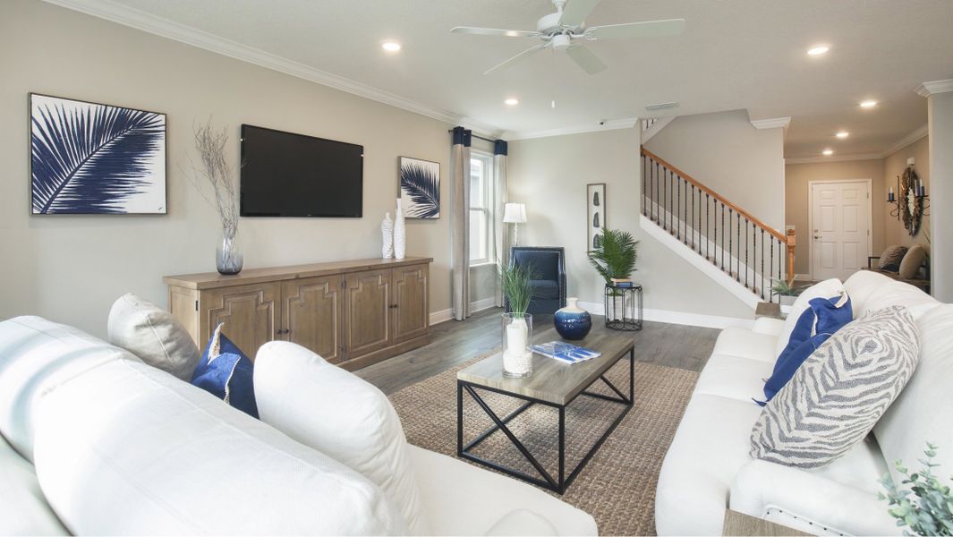 Representative furnished interior of a home built from the Carlisle by Maronda Homes in Crosswinds, Haines City (Image 29).