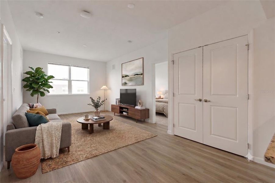 Furnished interior view inside a new home in , Orlando (Image 8).