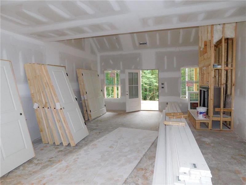 In-progress construction of a new home in , Dahlonega, GA (Image 11).