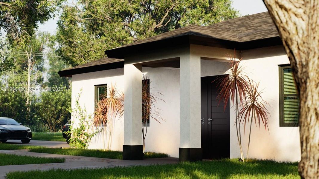 Exterior details and patio area of a home in , Lehigh Acres (Image 3).