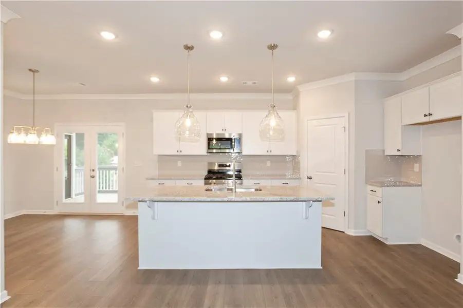 Furnished interior view inside a new home in Creekwood, Powder Springs (Image 8). Furnished interior view inside a new home in Creekwood, Powder Springs (Image 8).