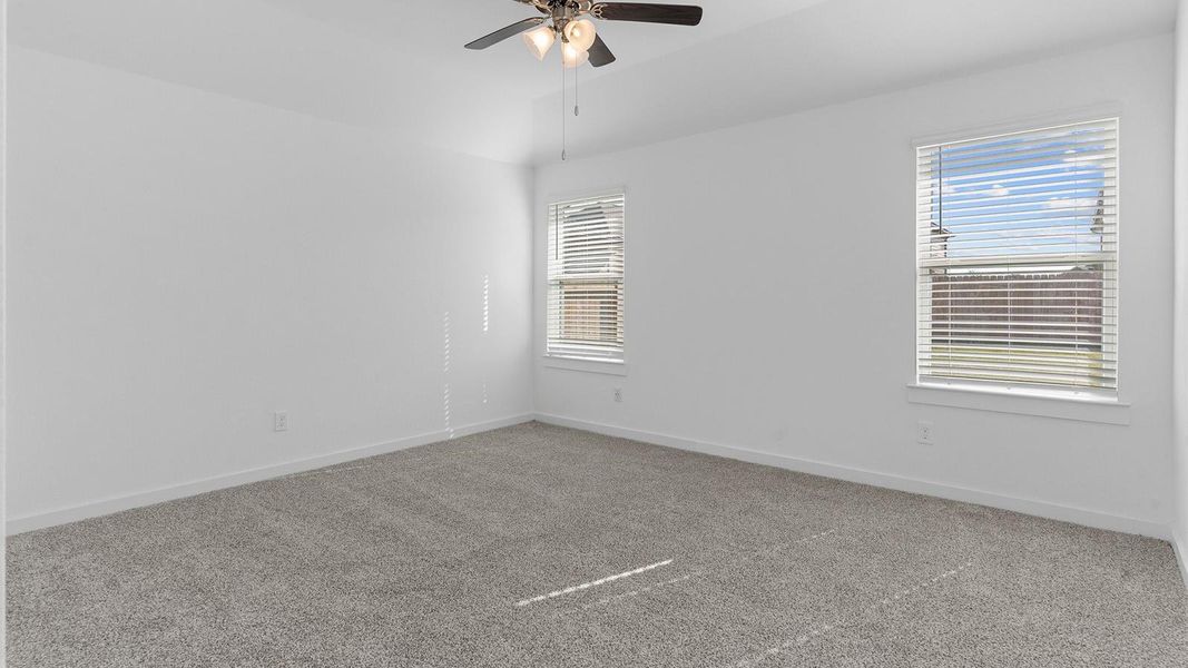 Spacious, unfurnished interior of a new home in Caldwell Crossing, Iowa Colony (Image 24). Spacious, unfurnished interior of a new home in Caldwell Crossing, Iowa Colony (Image 24).