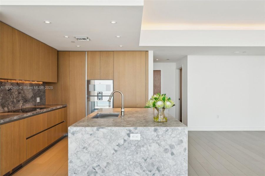 Furnished interior view inside a new home in , Miami Beach (Image 15).
