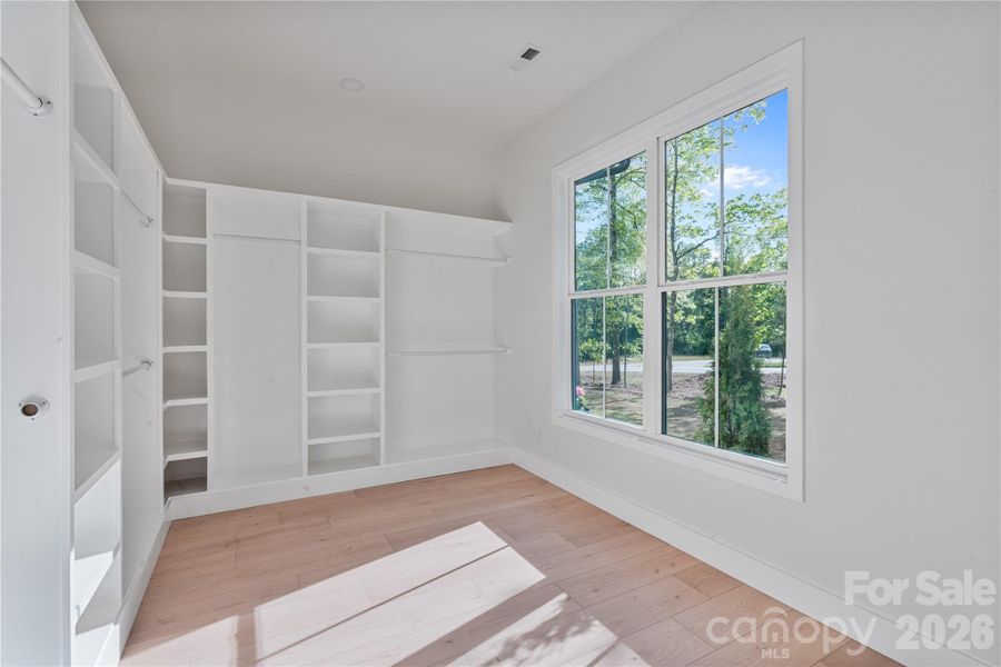 Primary closet