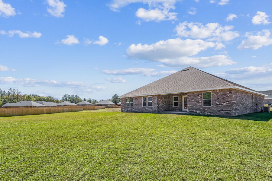 Representative exterior photo of a completed home built from the The Turquoise by Herbst Homes in Clear Water Landing, Milton, FL (Image 49).