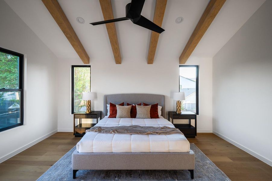 Furnished interior view inside a new home in , Houston (Image 30).