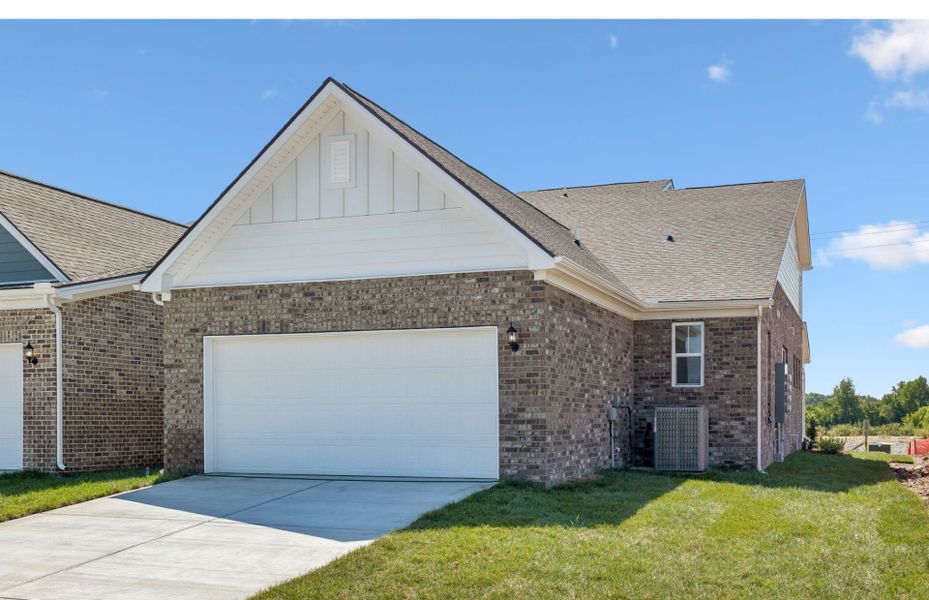 Front exterior of a new home in Bradshaw Farms Reserve, Mount Juliet, TN, highlighting curb appeal (Image 20).