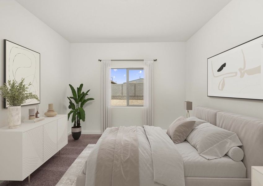 Each bedroom is the perfect space to unwind after a long day.