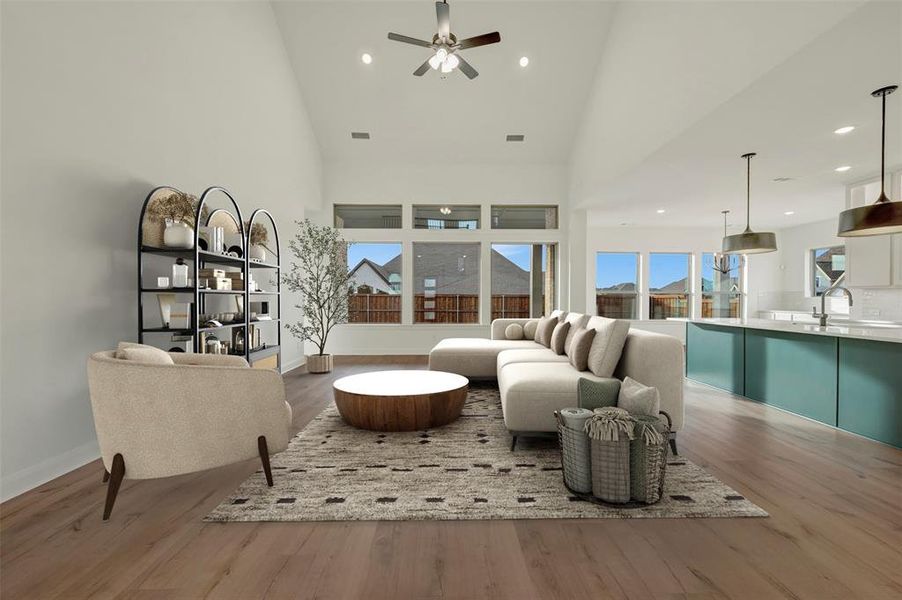 Furnished interior view inside a new home in Terraces – Estates, Rockwall (Image 6).