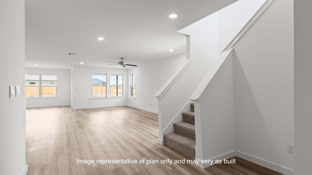 Spacious, unfurnished interior of a new home in Overlook West, Wolfforth (Image 11).