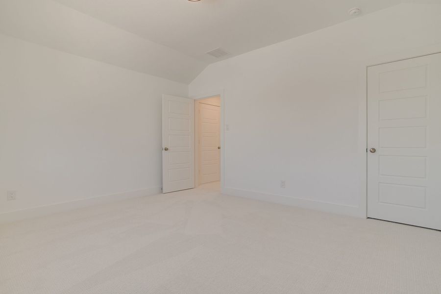 Representative unfurnished interior of a home built from the Longview by Graham Hart Home Builder in Bear Ridge, Burleson (Image 24).