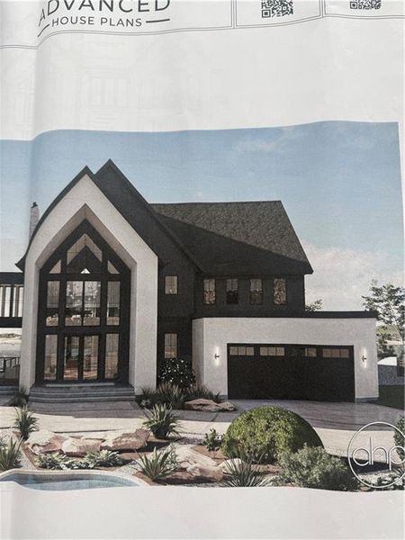 Exterior rendering of this home design in , Buford, GA (Image 1). Exterior rendering of this home design in , Buford, GA (Image 1).