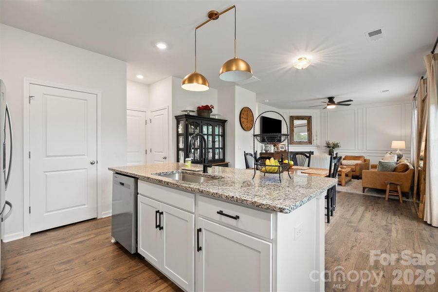 Furnished interior view inside a new home in Valleywood Farms, Waynesville (Image 26).