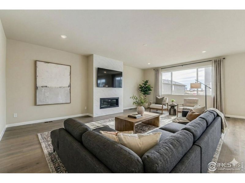 Furnished interior view inside a new home in Hidden Creek, Frederick (Image 17).