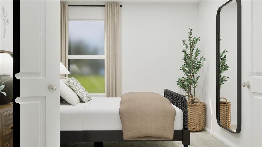 Furnished interior view inside a new home in Crosswinds, Haines City (Image 14).