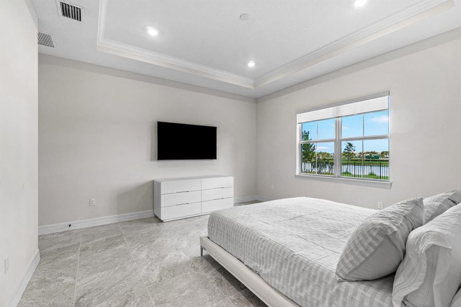 Furnished interior view inside a new home in Avondale at Avenir, Palm Beach Gardens (Image 39).