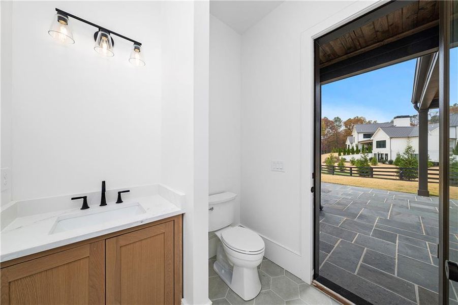 Furnished interior view inside a new home in , Roswell (Image 8).