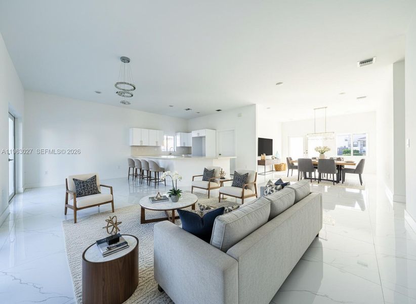 Furnished interior view inside a new home in , Homestead (Image 5).