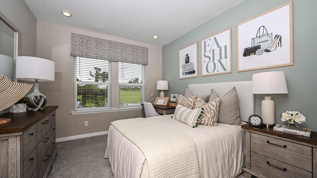 Furnished interior view inside a new home in Veranda Oaks, Fort Pierce (Image 11).