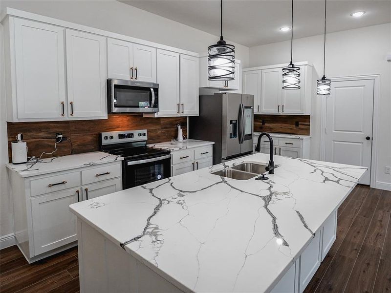 Furnished interior view inside a new home in , Dallas (Image 11).